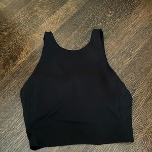 Black Lululemon High Neck Align Tank, 8.